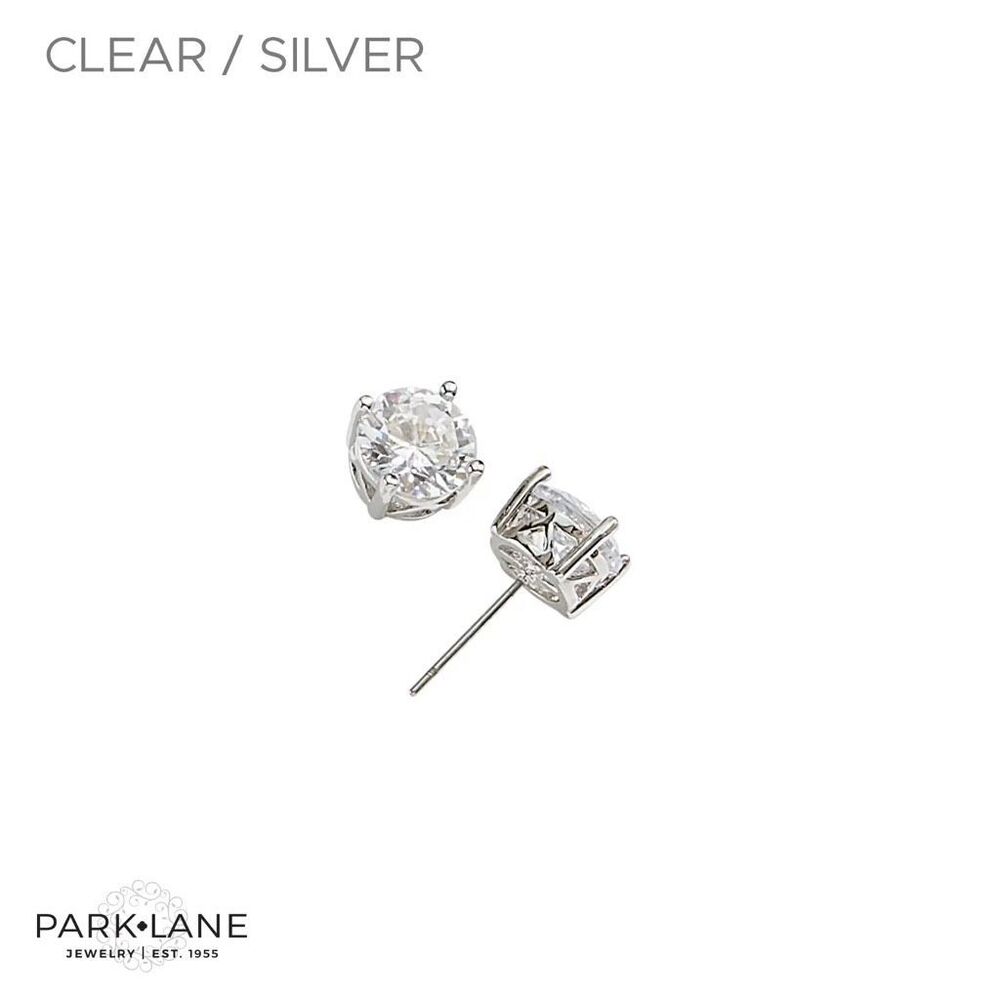 Park Lane | Clear/Silver Impression Earrings